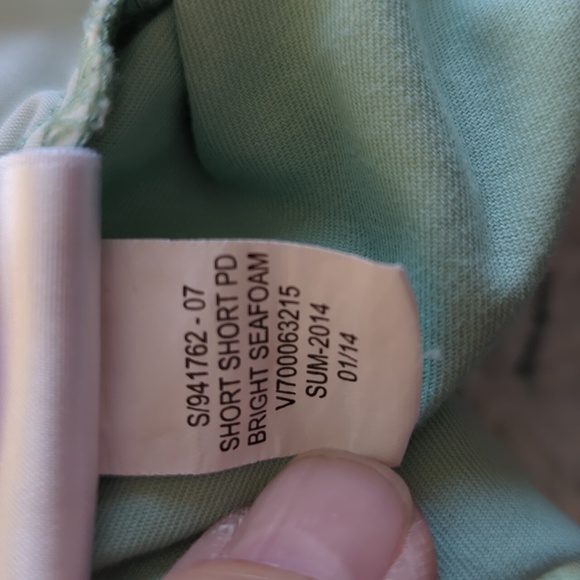 Gap Cotton Short Shortie Shorts 4 Bright Seafoam - Picture 4 of 16